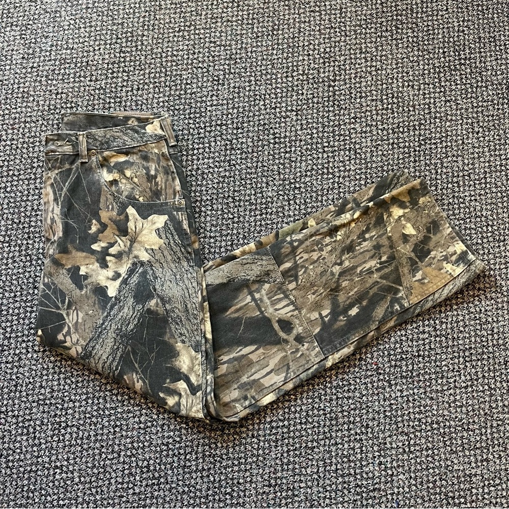 Wrangler Double Knee Camo Jeans